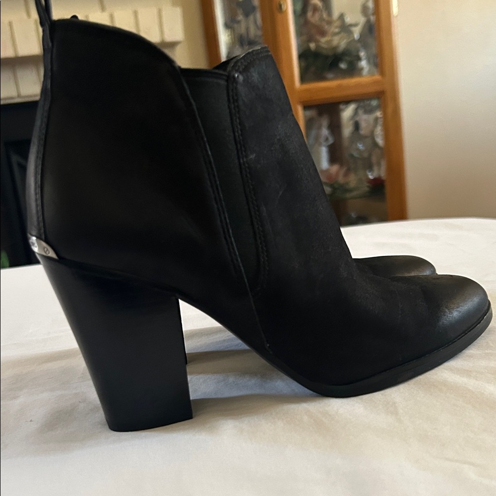 Michael Kors Sleek Black Ankle Booties - Picture 2 of 6